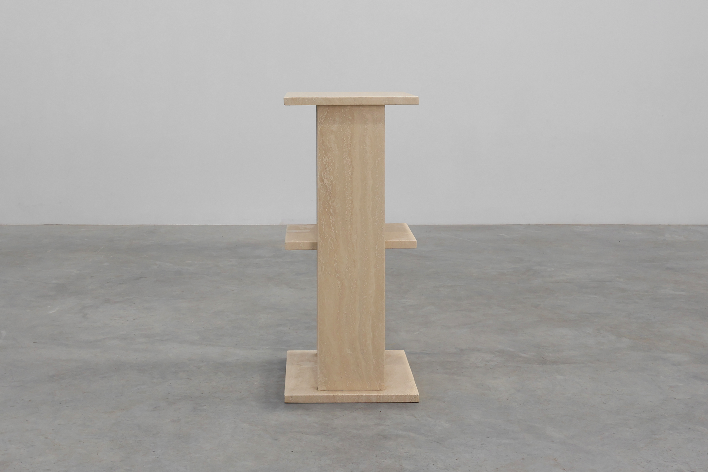 Mid-Century Travertine Console, Belgium 1980sthumbnail